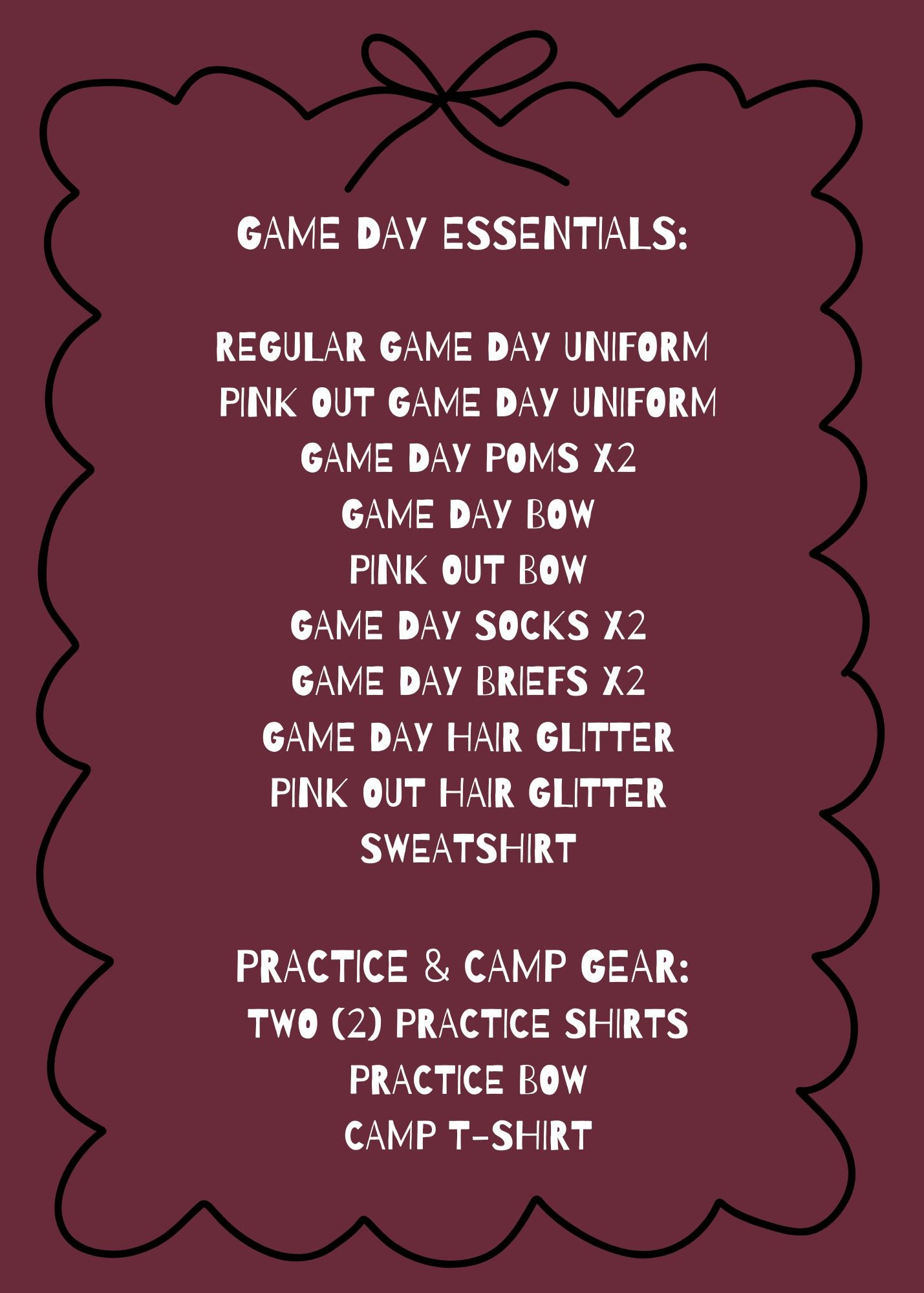 3/4 Cheer Registration (3rd & 4th grade students)